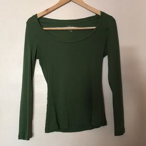 Kelly Green LS Old Navy Top